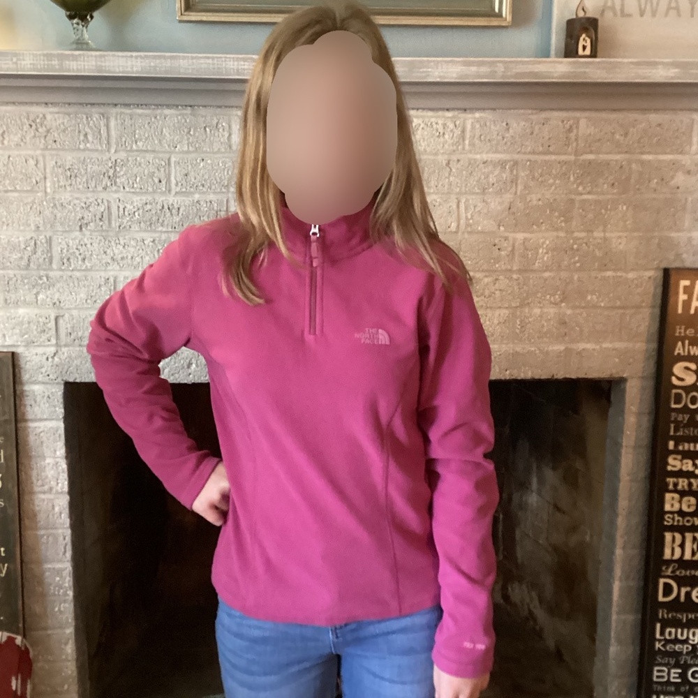 The NorthFace Magenta Pullover